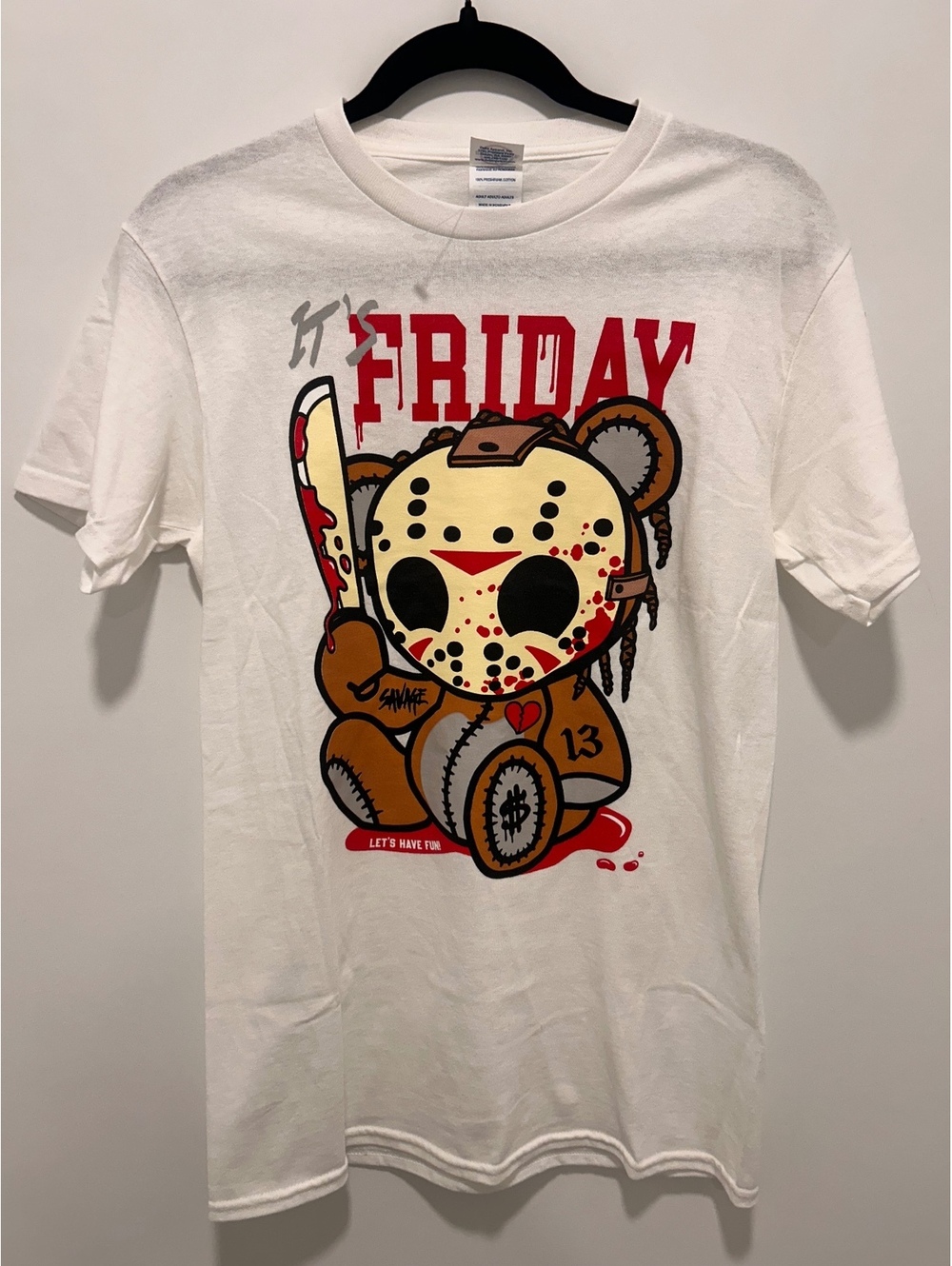 It’s Friday t-shirt men small -delta tag